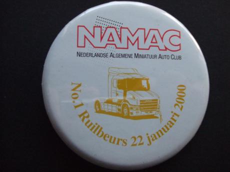 NAMAC miniatuur autobeurs Scania vrachtwagen